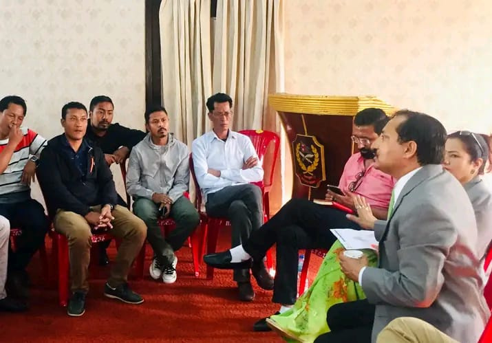 Group therapy session