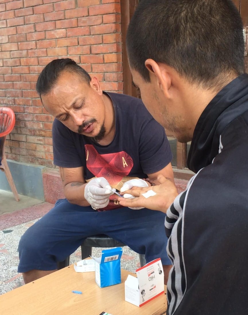 Group therapy session